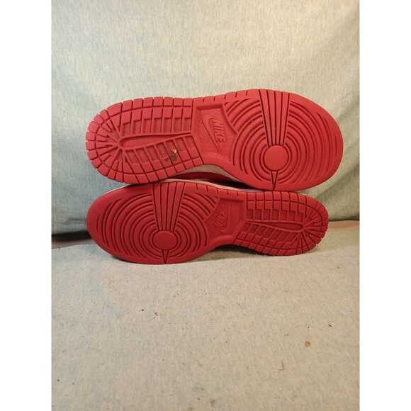 NIKE DUNK LOW RETRO GYM RED-WHITE "USC" SZ 5.5Y [CW-1590-600] - Picture 5 of 6